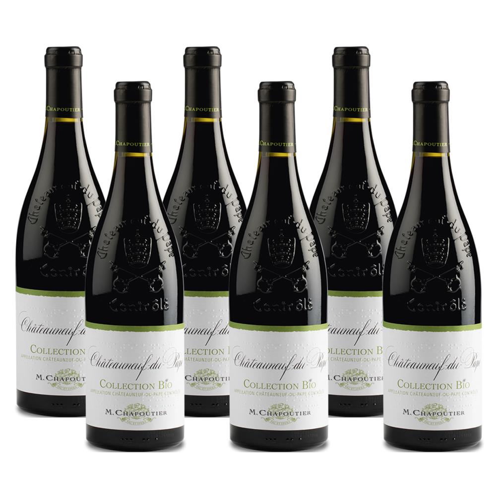 Case of 6 Chateauneuf-du-Pape Collection Bio M.Chapoutier Wine